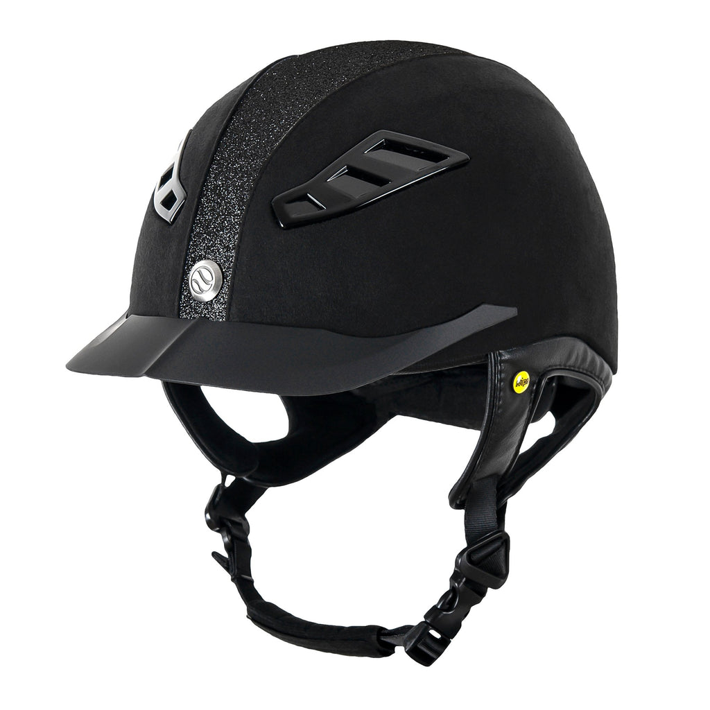 EQ3 Lynx Glitter Hjelm Sort/Sand - Back on Track Danmark