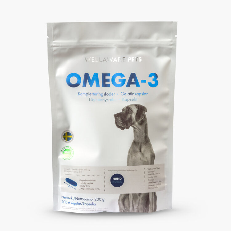 WellAware Pets Omega-3 kapsler 200 stk.